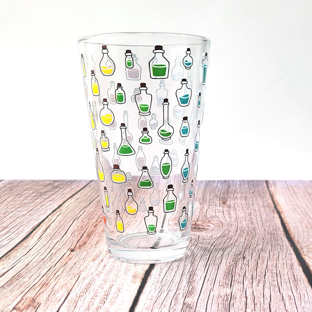 Rainbow Potions Pint Glass