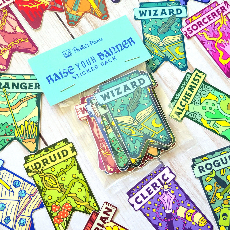 Raise Your Banner Sticker Pack