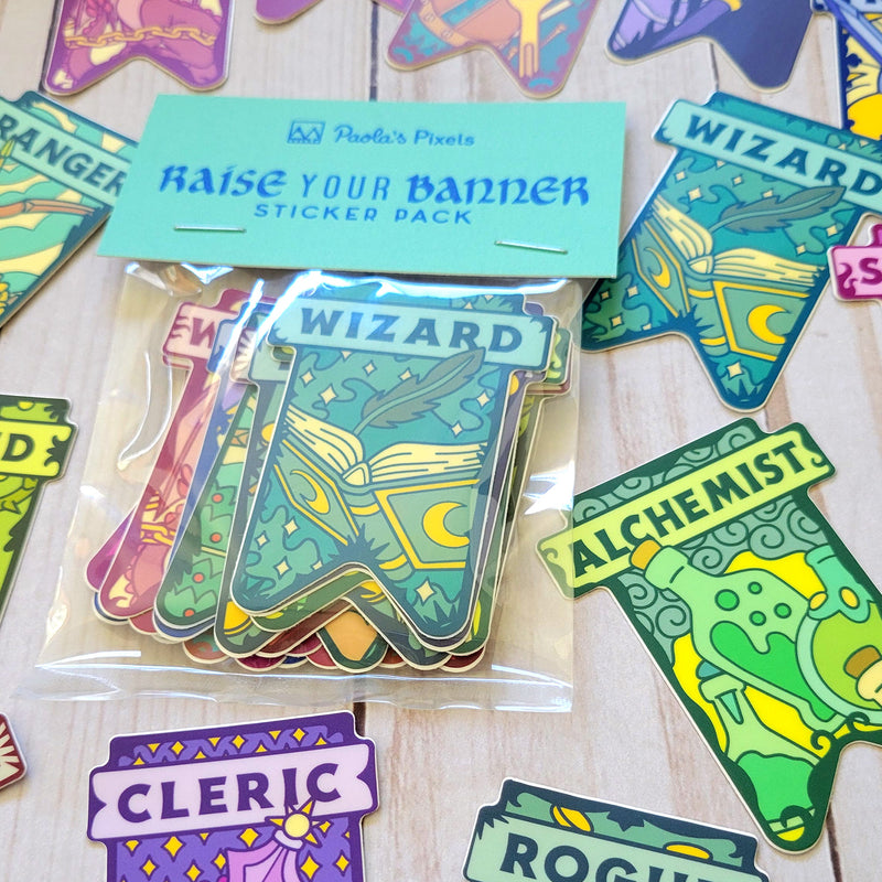 Raise Your Banner Sticker Pack