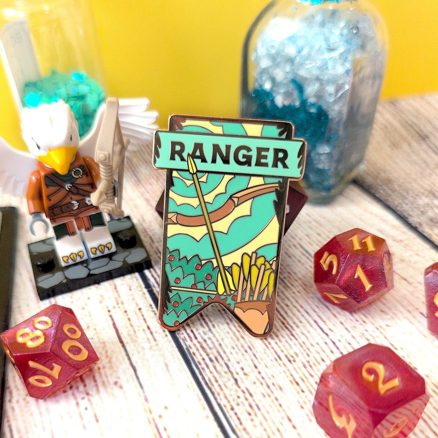 Ranger Banner Enamel Pin – Paola's Pixels