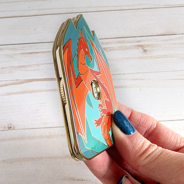 Red Life Counter Hard Enamel