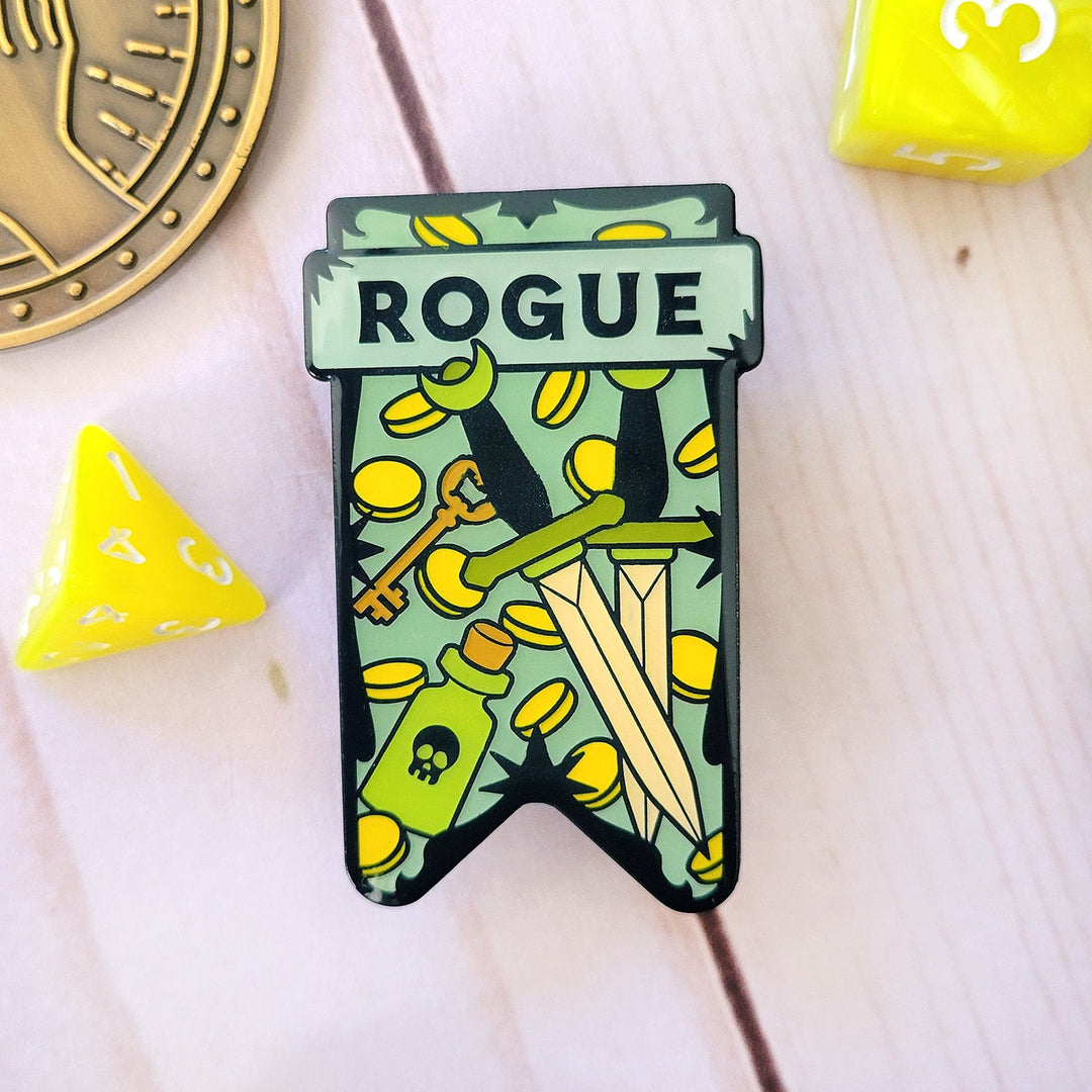 Seconds Sale! Rogue Banner Enamel Pin