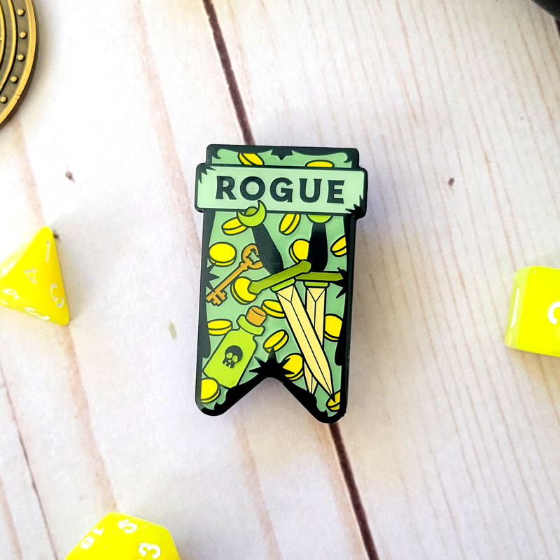 Seconds Sale! Rogue Banner Enamel Pin