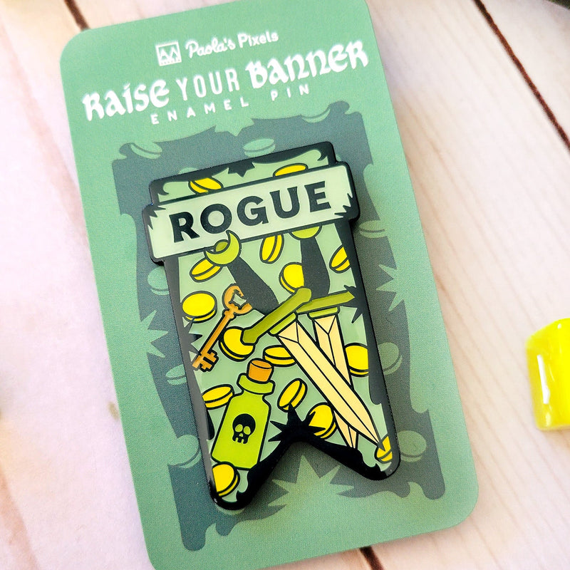 Seconds Sale! Rogue Banner Enamel Pin