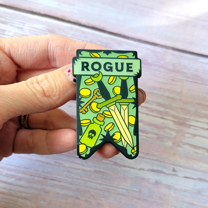 Seconds Sale! Rogue Banner Enamel Pin