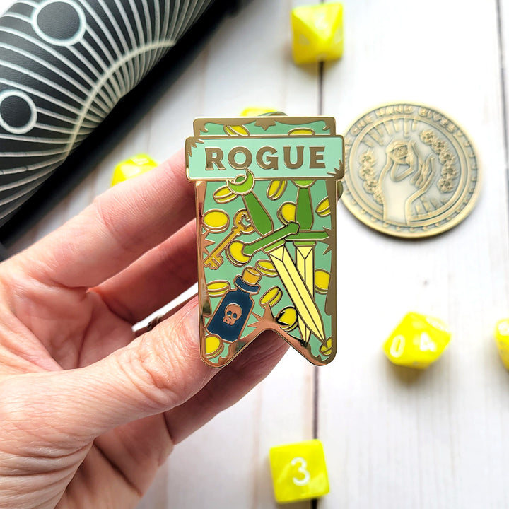 Seconds Sale! Rogue Banner Enamel Pin