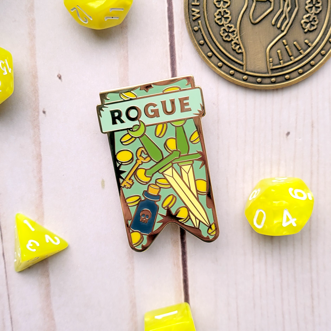 Seconds Sale! Rogue Banner Enamel Pin