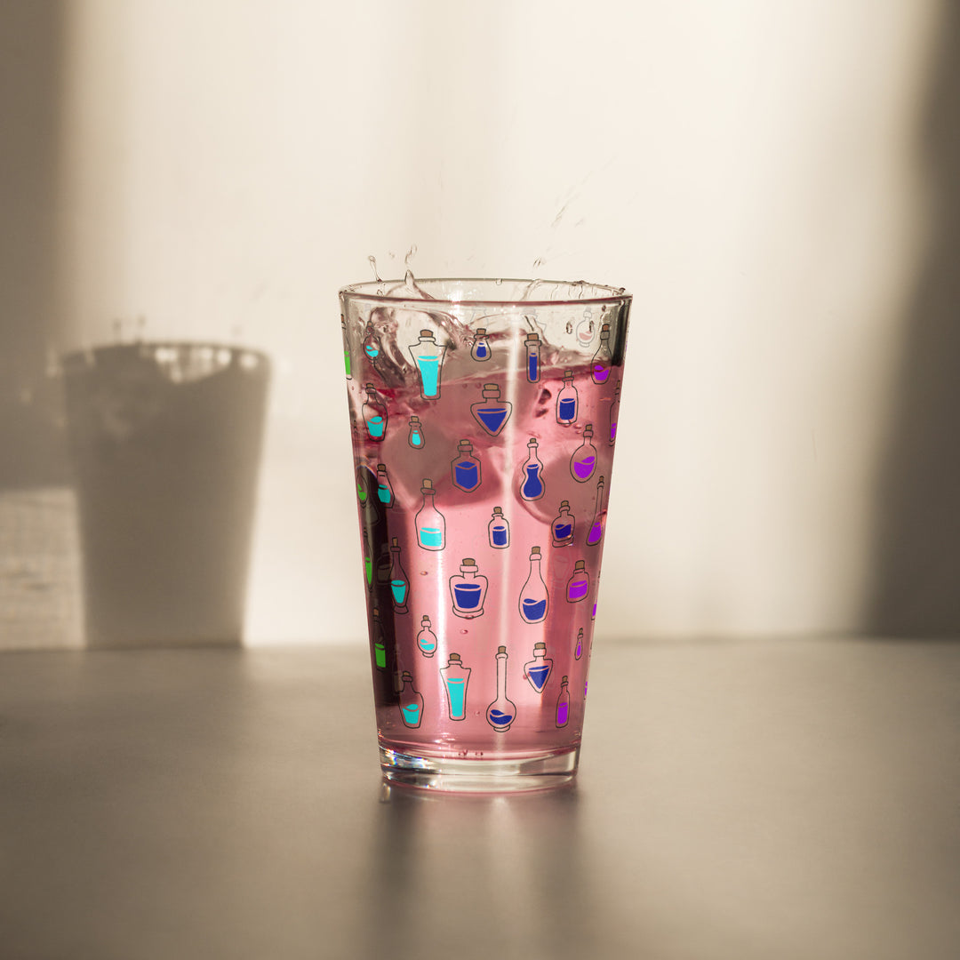 Rainbow Potions Pint Glass