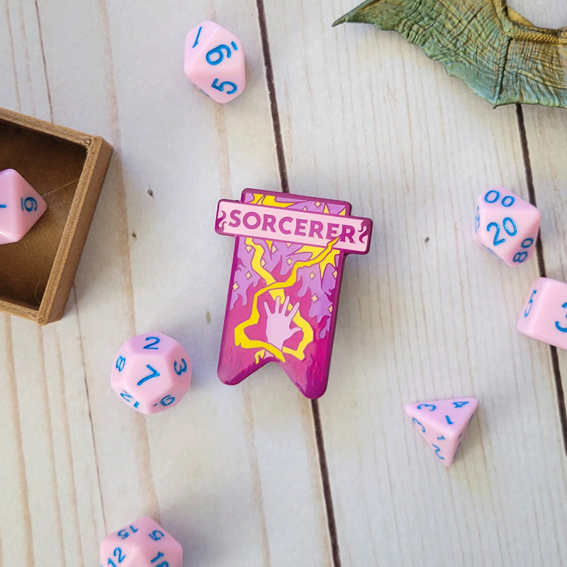 Sorcerer Banner Enamel Pin