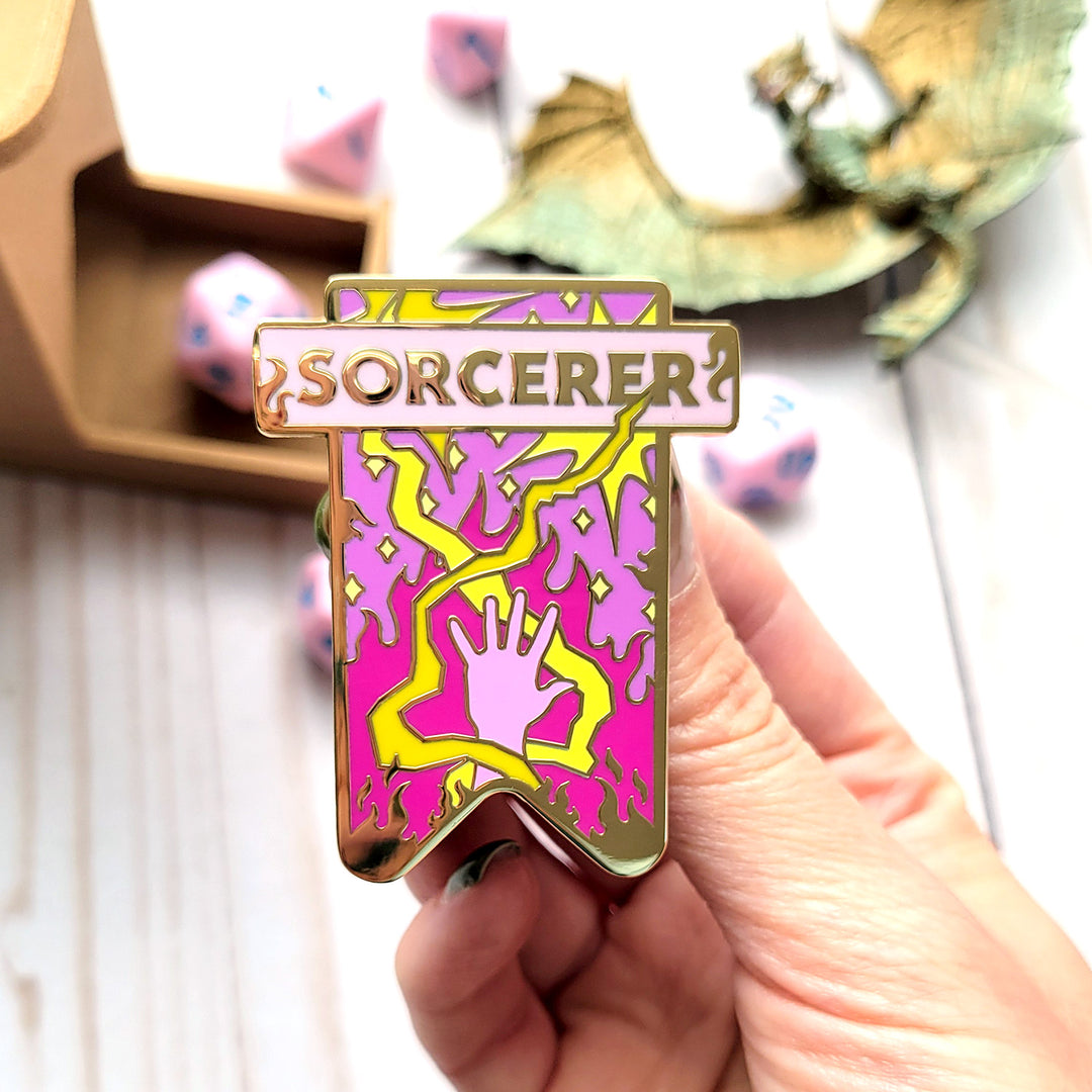 Sorcerer Banner Enamel Pin