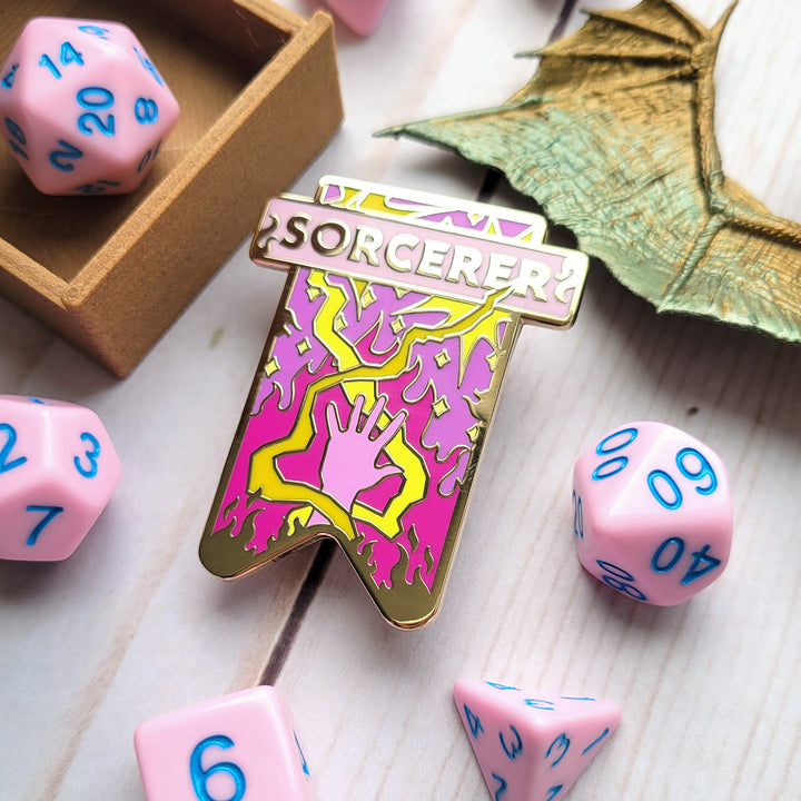 Sorcerer Banner Enamel Pin