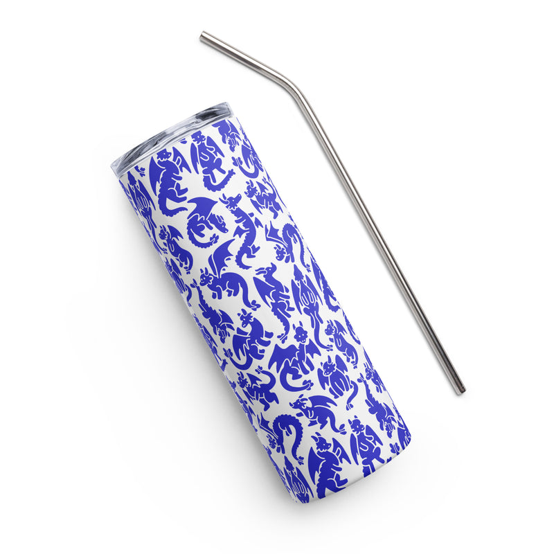 Blue Dragons Stainless Steel Tumbler