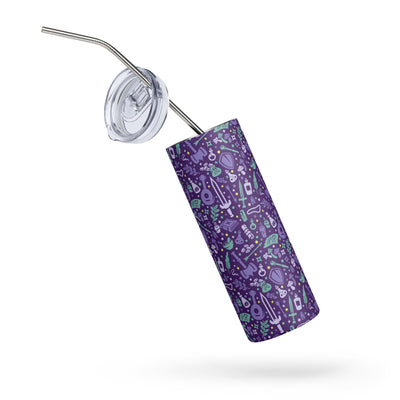 Purple Dungeon Academia Stainless Steel Tumbler