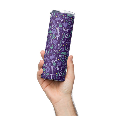Purple Dungeon Academia Stainless Steel Tumbler