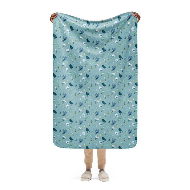 Necromancer Sherpa blanket