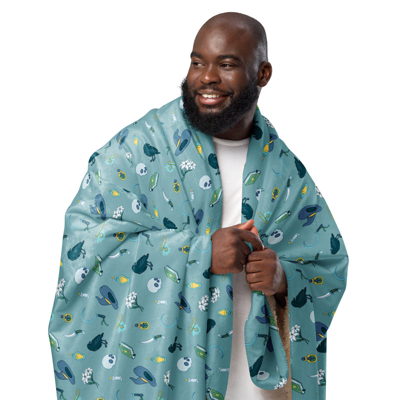 Necromancer Sherpa blanket