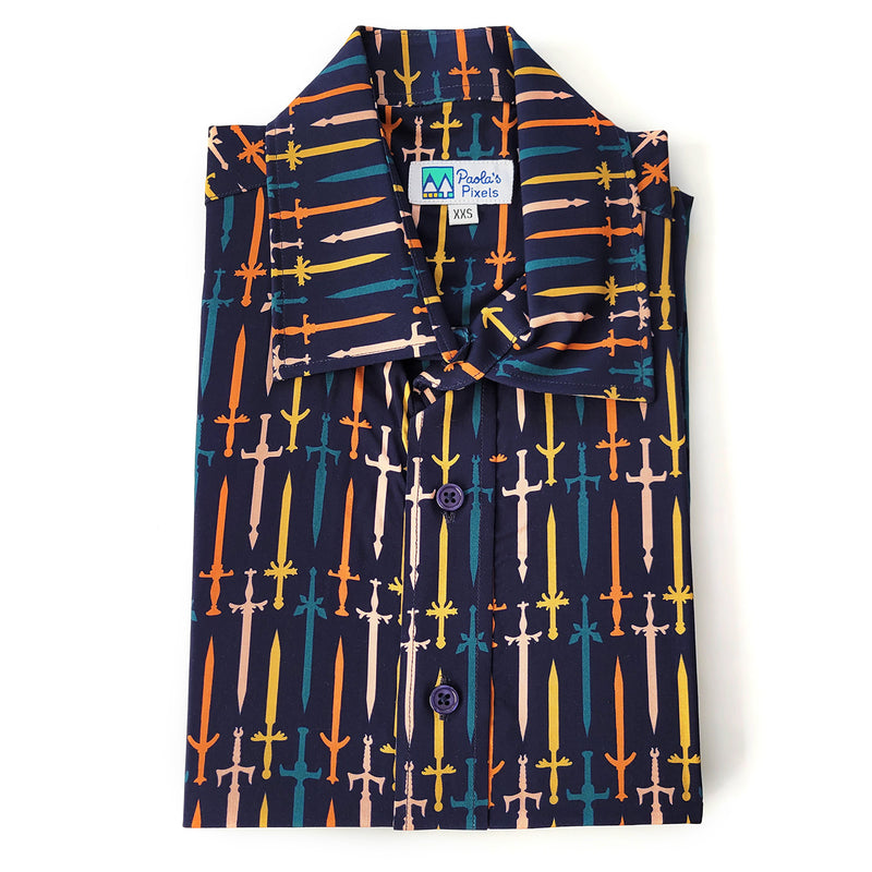 Swords Unisex Button Up