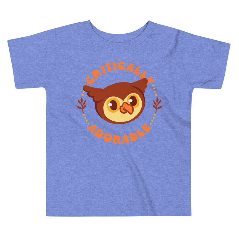 Critically Adorable Owlbear Toddler Shirt - Geeky merchandise for people who play D&D - Merch to wear and cute accessories and stationery Paola&