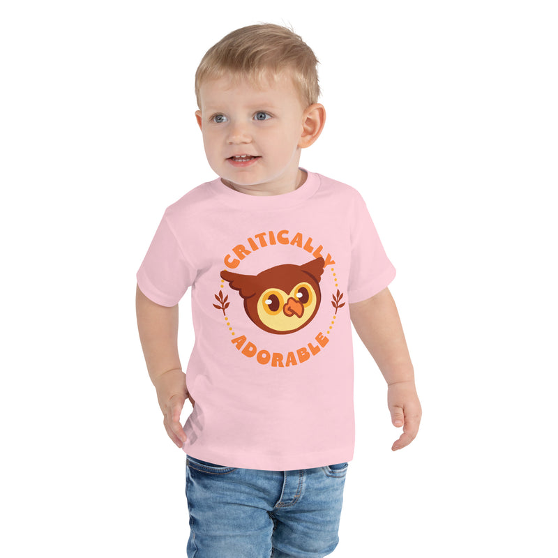 Critically Adorable Owlbear Toddler Shirt - Geeky merchandise for people who play D&D - Merch to wear and cute accessories and stationery Paola&
