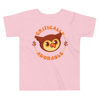 Critically Adorable Owlbear Toddler Shirt - Geeky merchandise for people who play D&D - Merch to wear and cute accessories and stationery Paola's Pixels