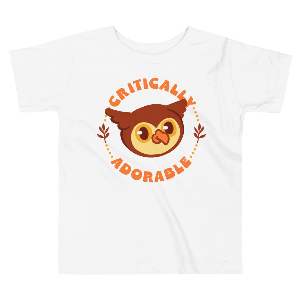 Critically Adorable Owlbear Toddler Shirt - Geeky merchandise for people who play D&D - Merch to wear and cute accessories and stationery Paola's Pixels