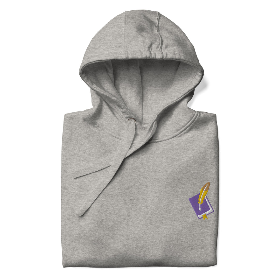 Spellbook and Quill Embroidered Hoodie