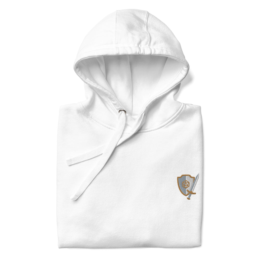 Sword and Shield Embroidered Hoodie