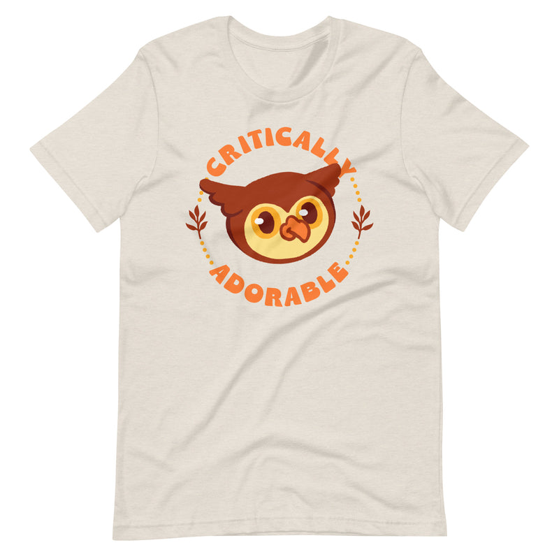 Critically Adorable Owlbear Shirt - Geeky merchandise for people who play D&D - Merch to wear and cute accessories and stationery Paola&