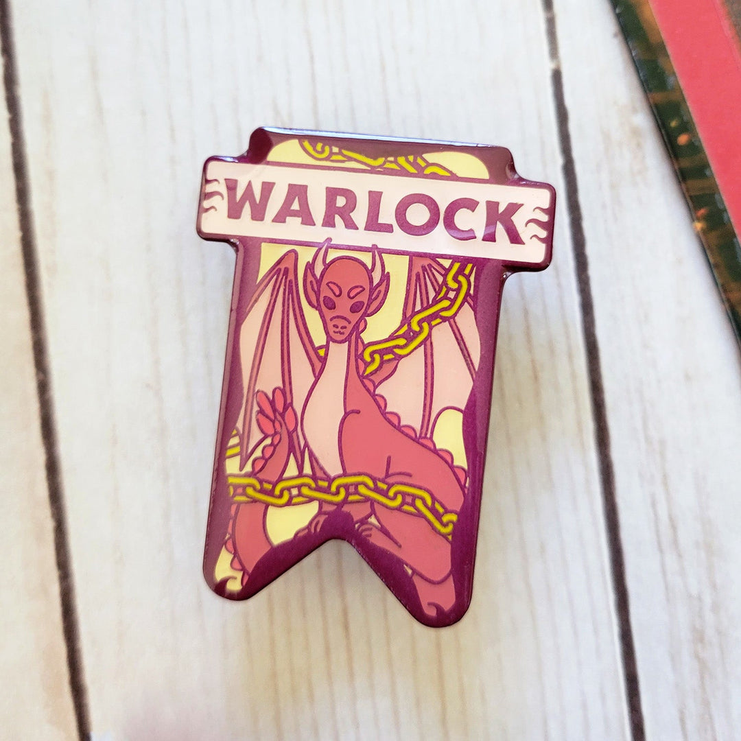 Seconds Sale! Warlock Banner Enamel Pin