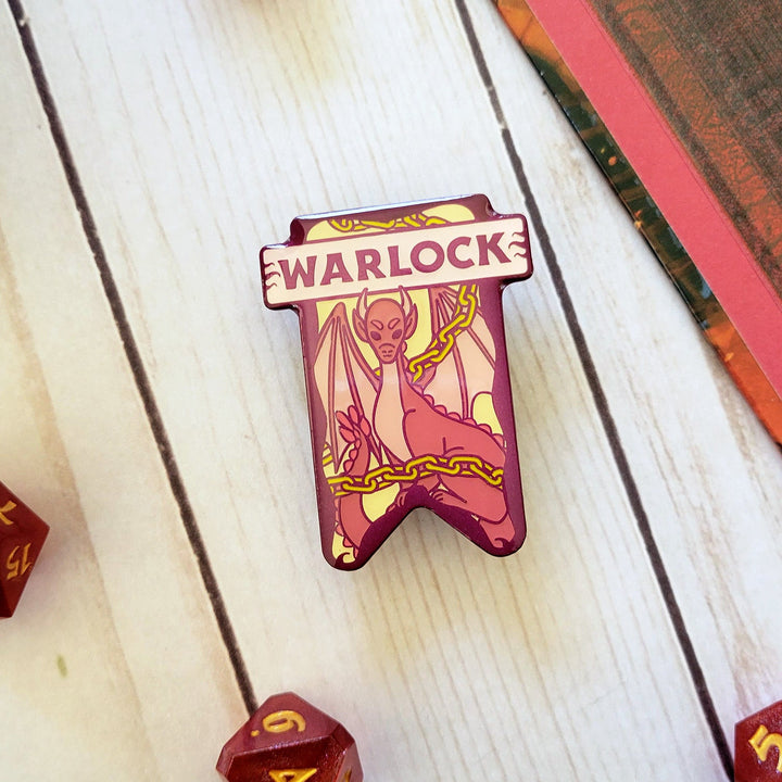 Seconds Sale! Warlock Banner Enamel Pin