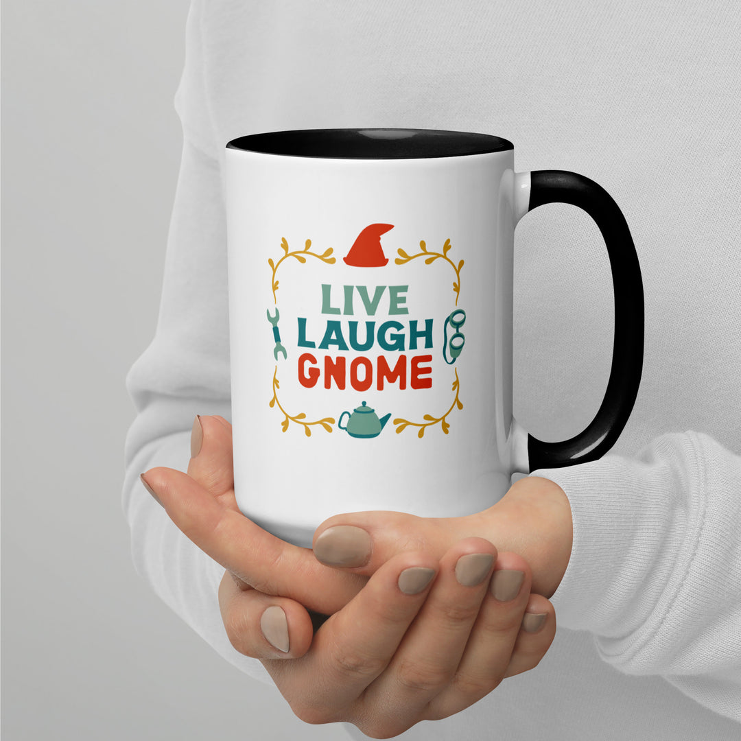Live Laugh Gnome Mug