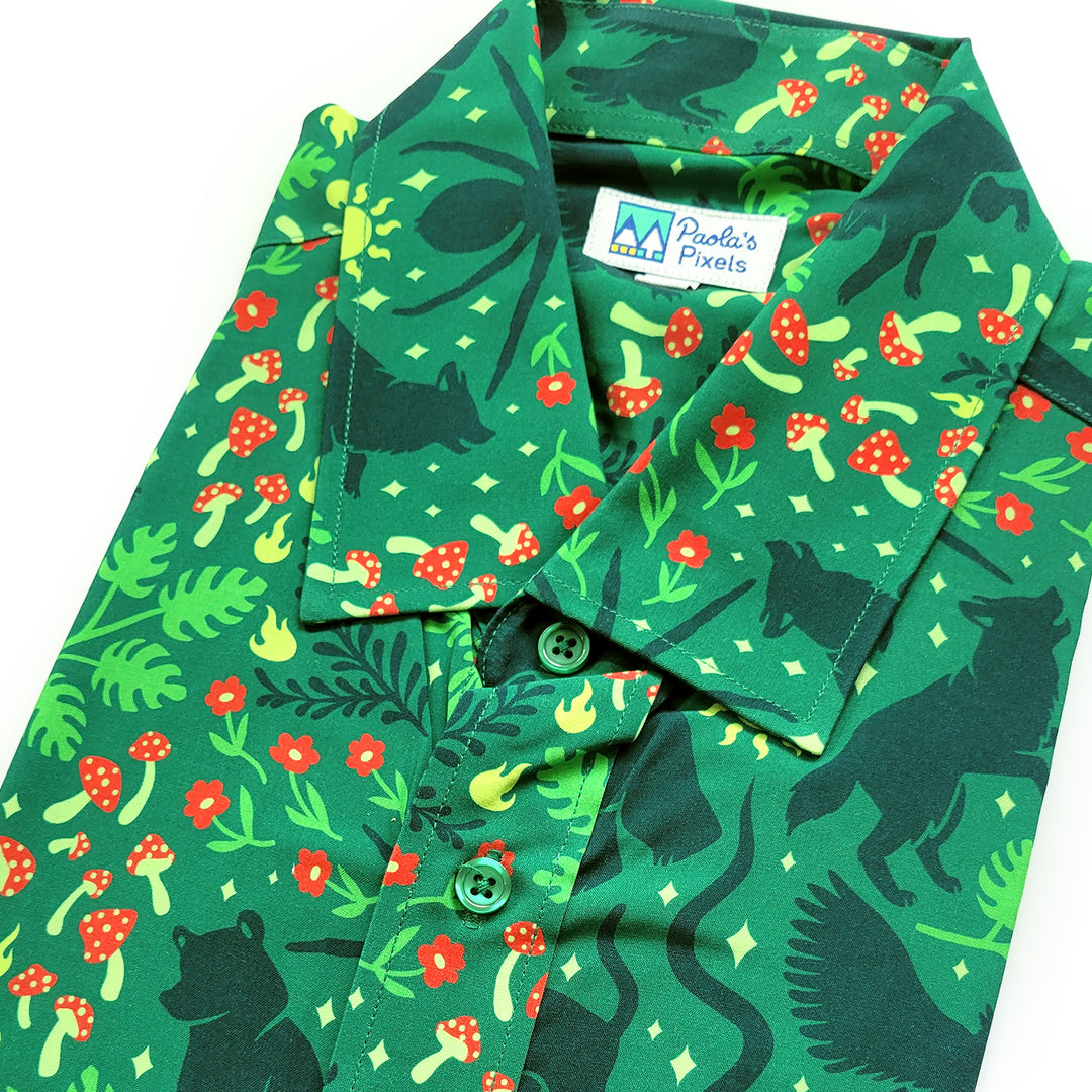 Wild Shape Druid Unisex Button Up