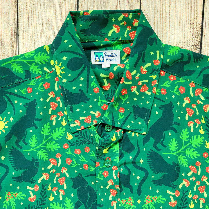 Wild Shape Druid Unisex Button Up