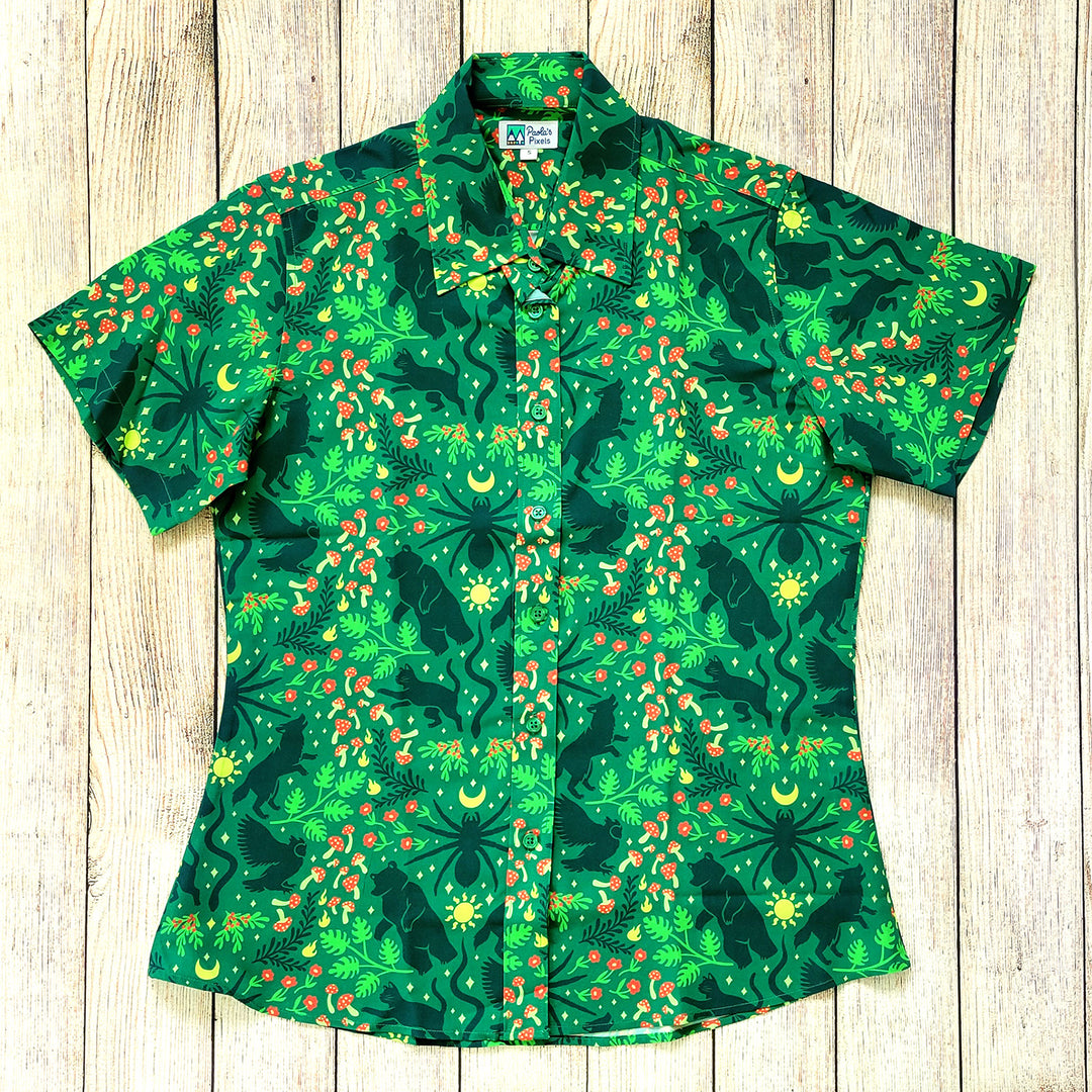 Wild Shape Druid Women's Button Up