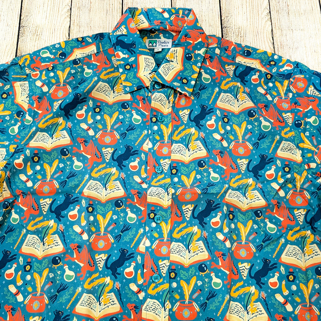 Wizard's Workshop Unisex Button Up