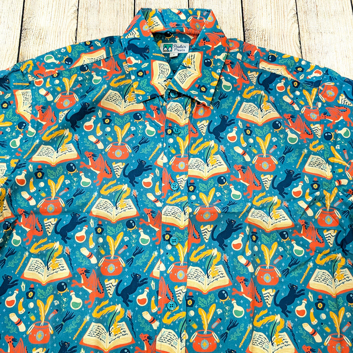 Wizard's Workshop Unisex Button Up