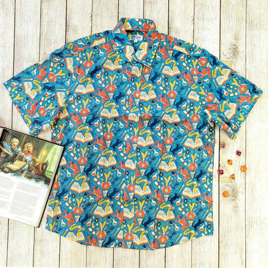 Wizard's Workshop Unisex Button Up