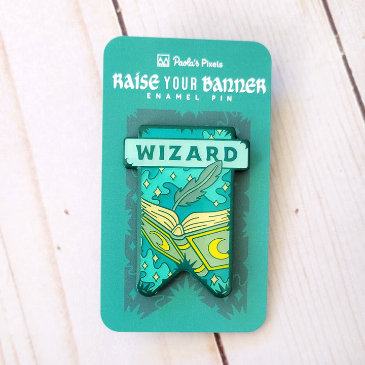 Seconds Sale! Wizard Banner Enamel Pin
