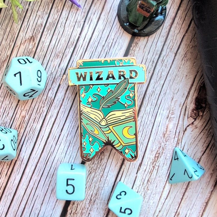 Wizard Banner Enamel Pin
