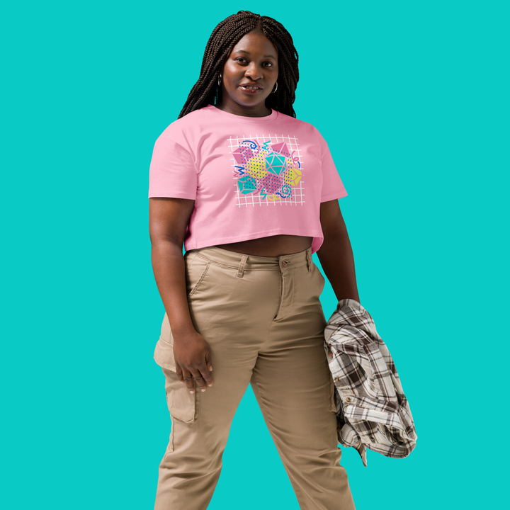 90s Dice Crop Top