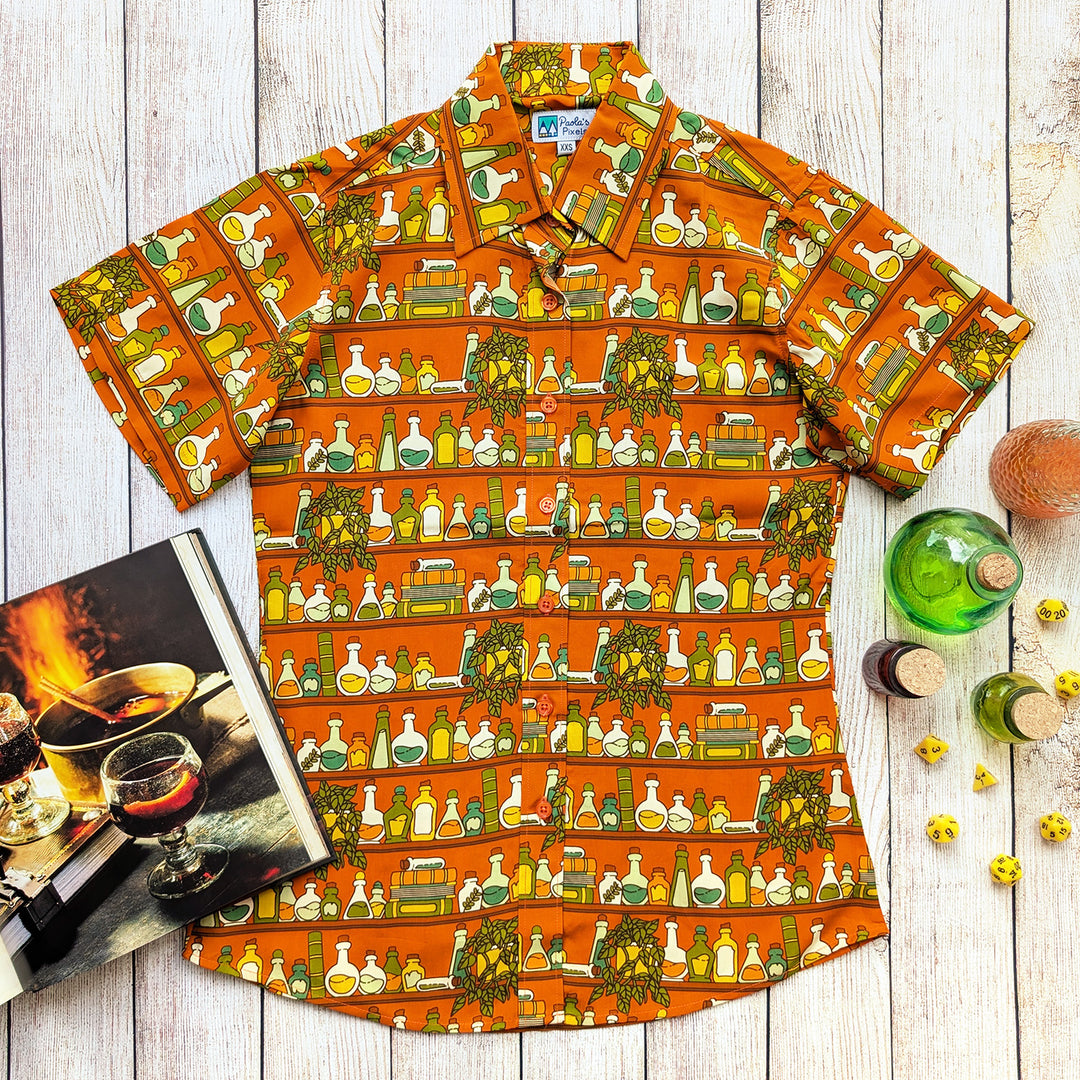 Potions Library Women's Button Up