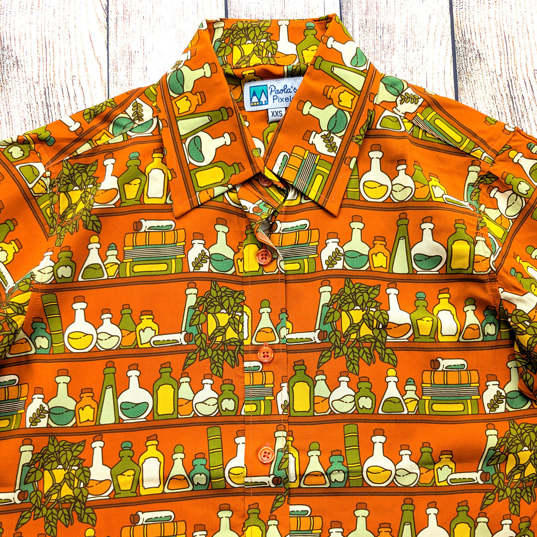 Potions Library Women's Button Up
