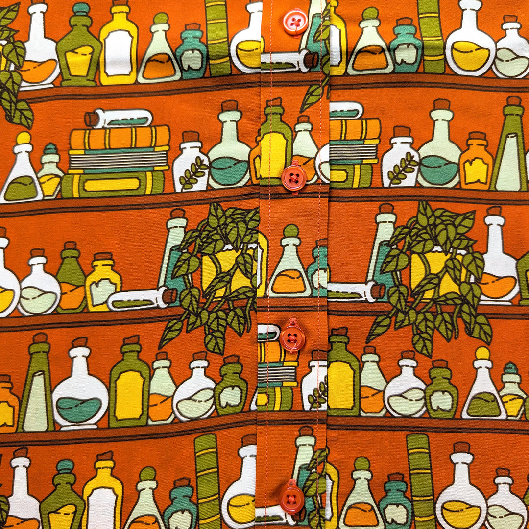 Potions Library Women's Button Up