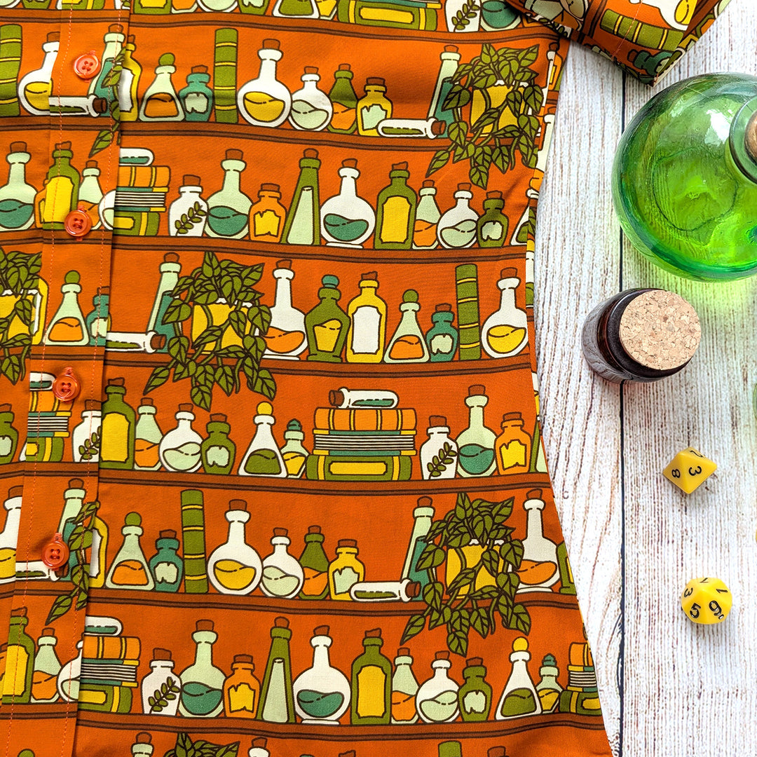 Potions Library Women's Button Up