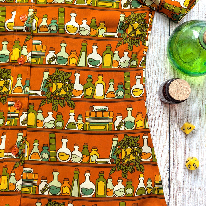 Potions Library Women's Button Up
