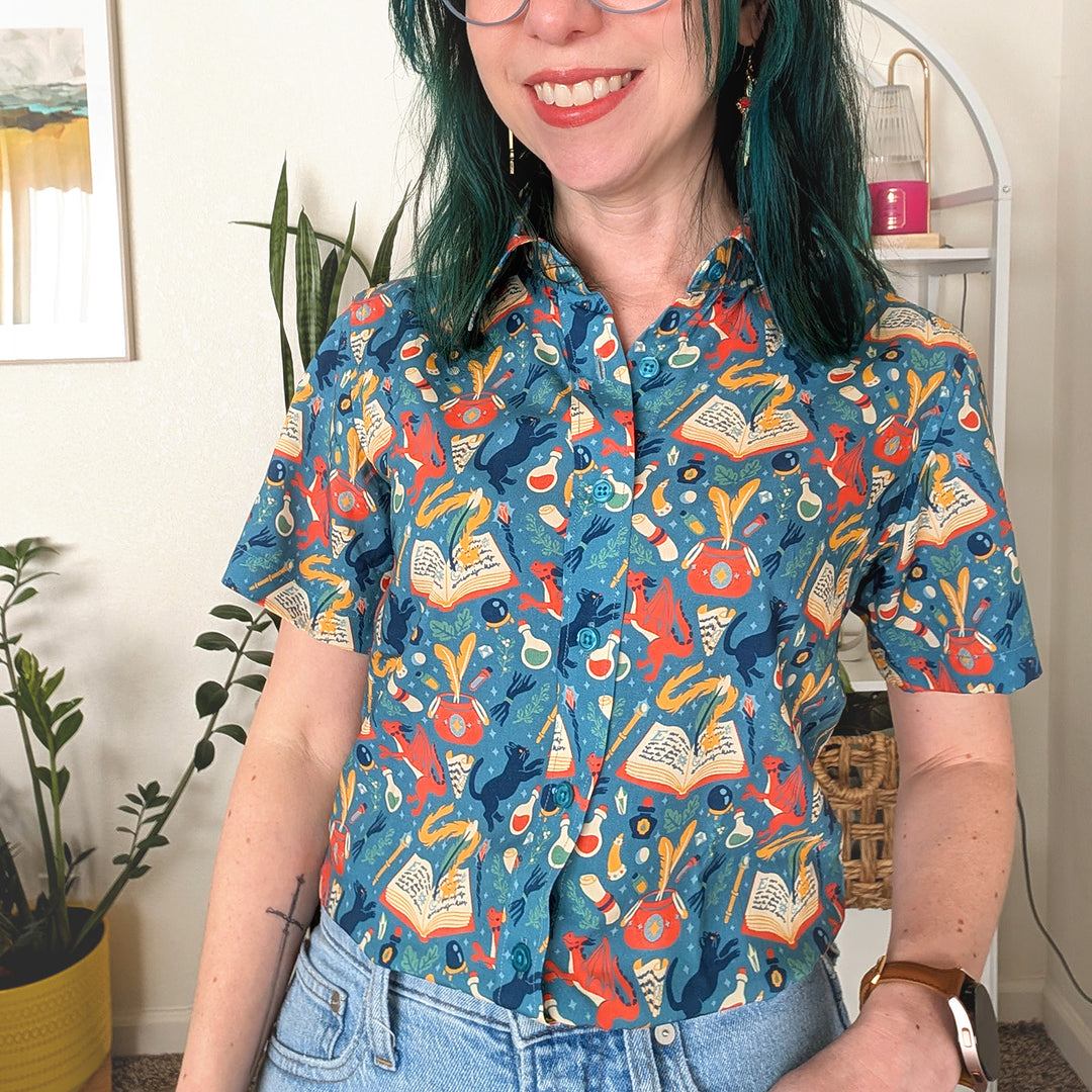 Wizard's Workshop Women's Button Up