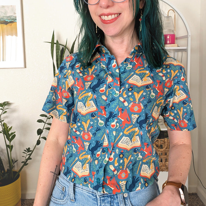 Wizard's Workshop Women's Button Up