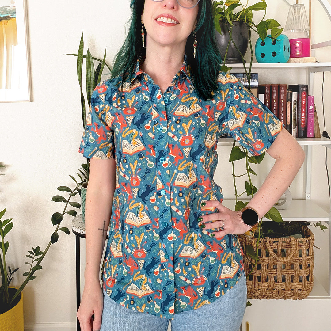 Wizard's Workshop Women's Button Up