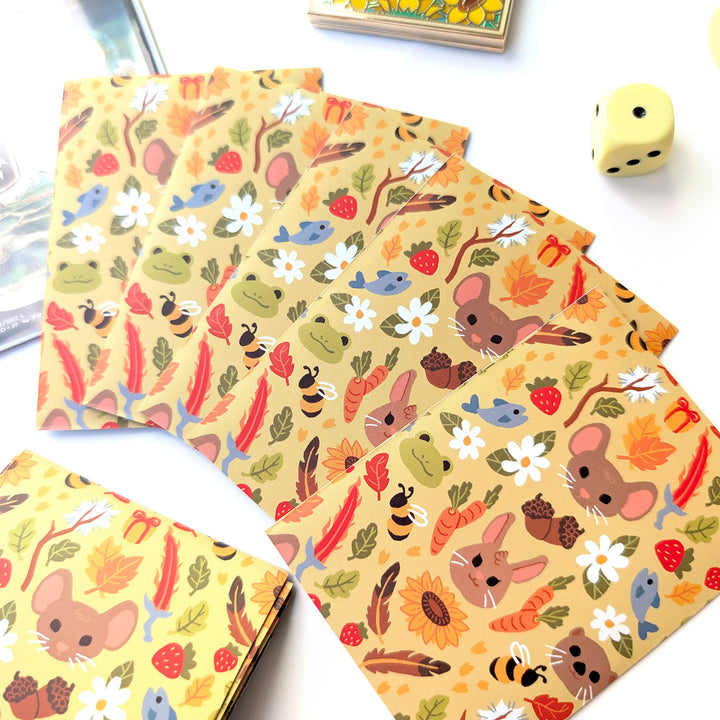 Yellow Bloomburrow Card Sleeves