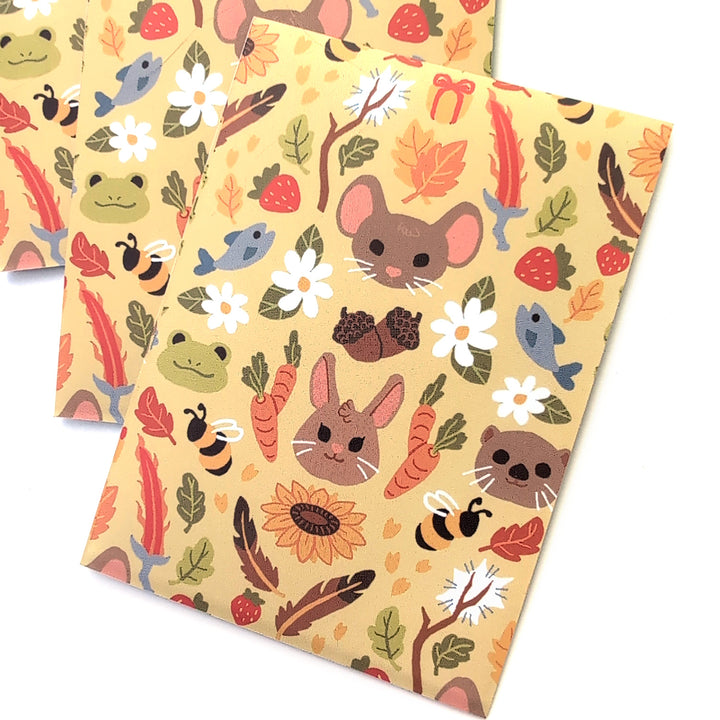 Yellow Bloomburrow Card Sleeves